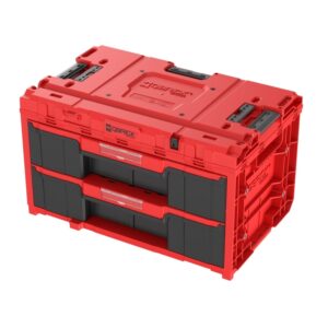 Caja de herramientas QBRICK ONE con 2 cajones 2.0 ROJO